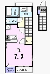 カリーノ・フィオーレの物件間取画像